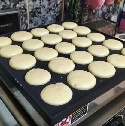 Máquina eléctrica para mini hotcakes 25pz