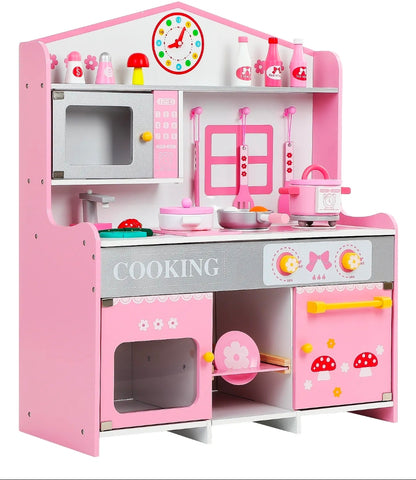 Cocina de madera simulación