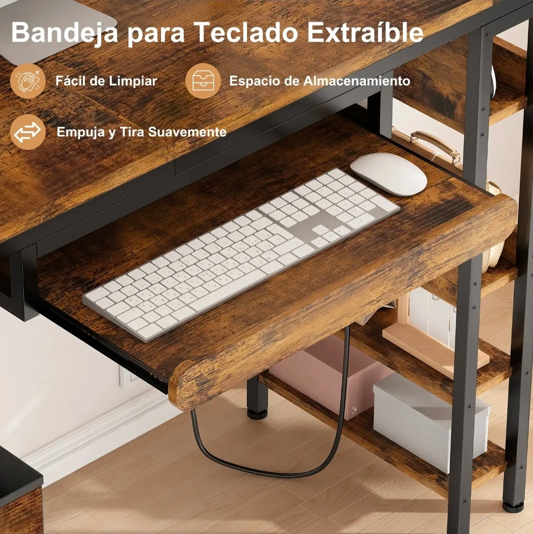 Escritorio moderno para consola