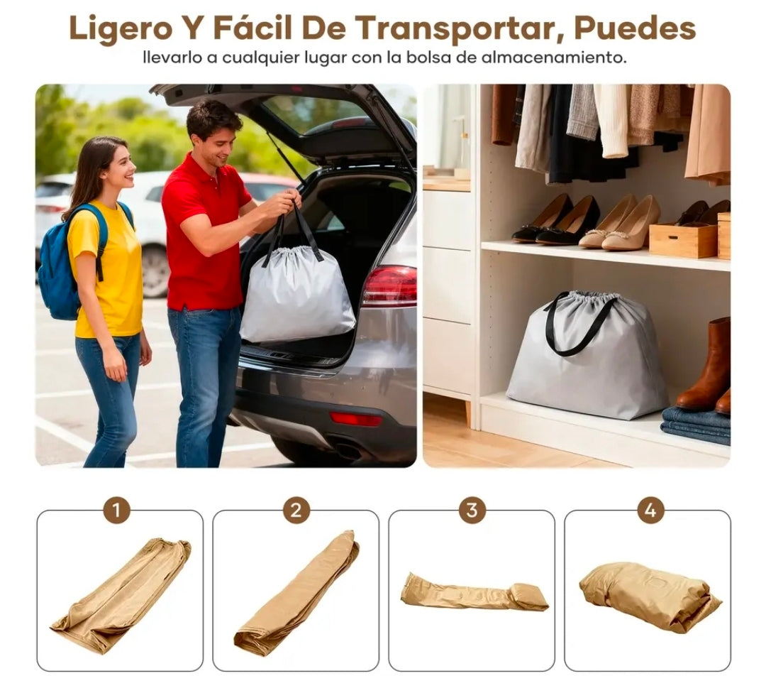 Colchón Inflable Individual Con Bomba Eléctrica