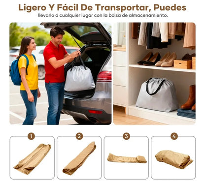 Colchón Inflable Individual Con Bomba Eléctrica
