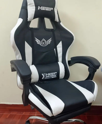 Silla Gamer Reclinable Giratoria Ergonómica