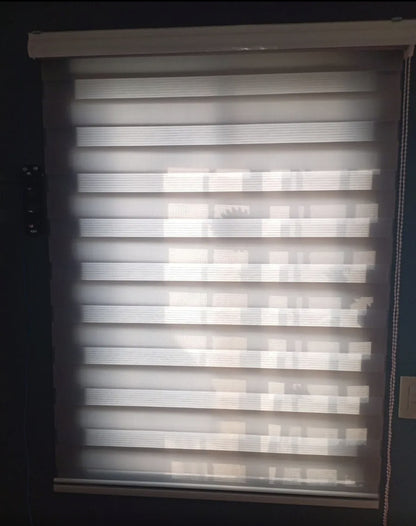 Persiana Doble Capa Zebra 100x200 Cm Enrollable