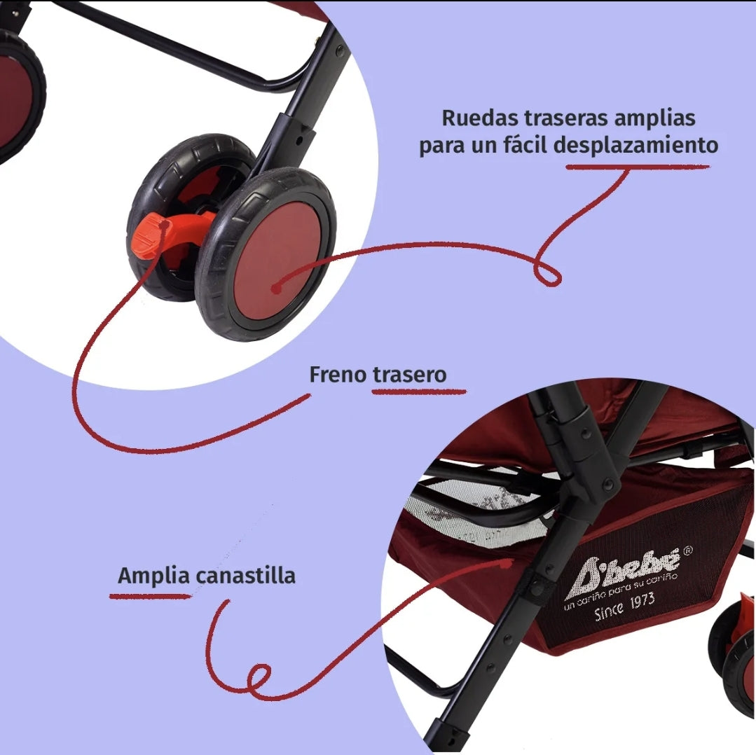 Carriola Reversible Ligera